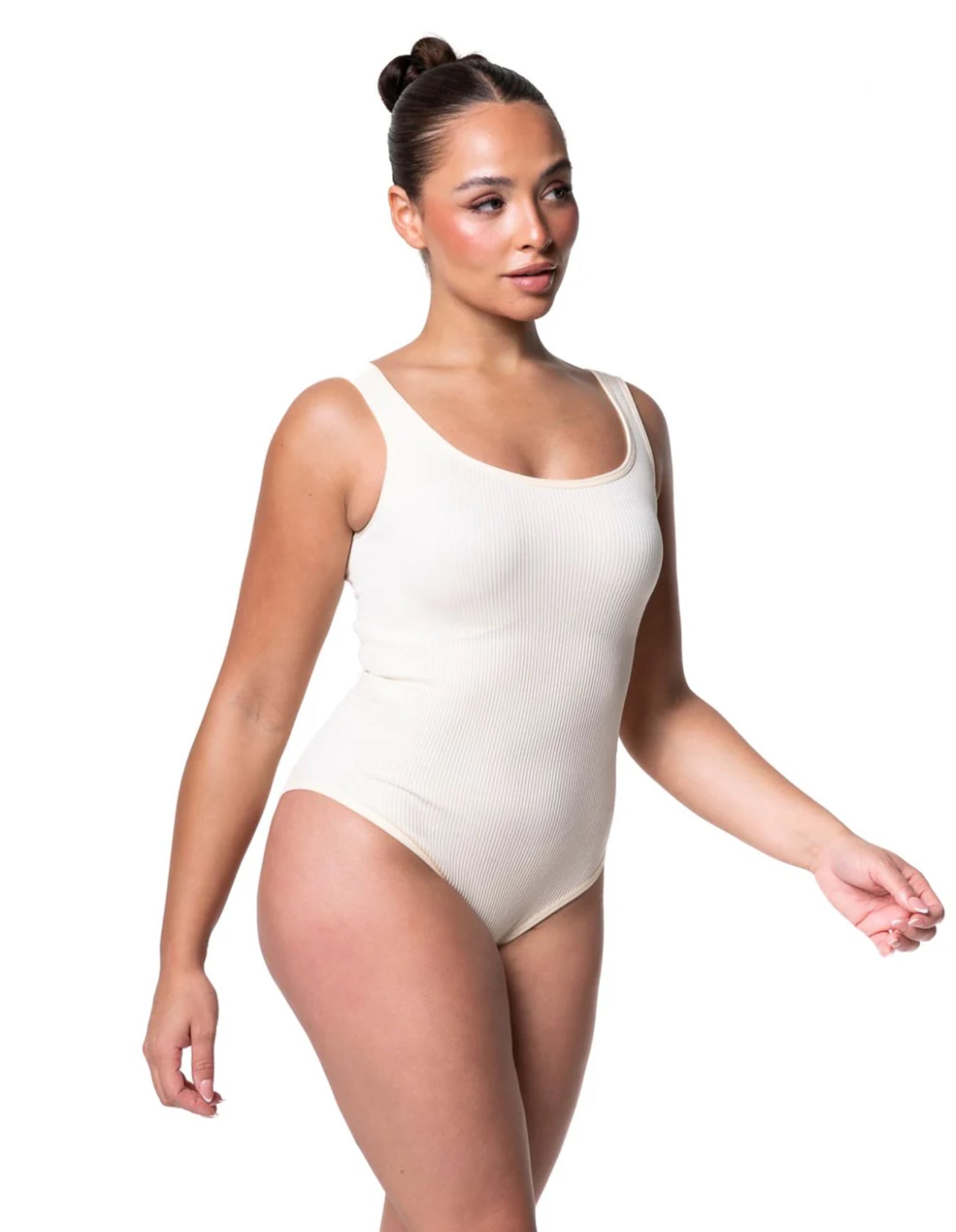 Ribbed Snatched Shapewear Bodysuit