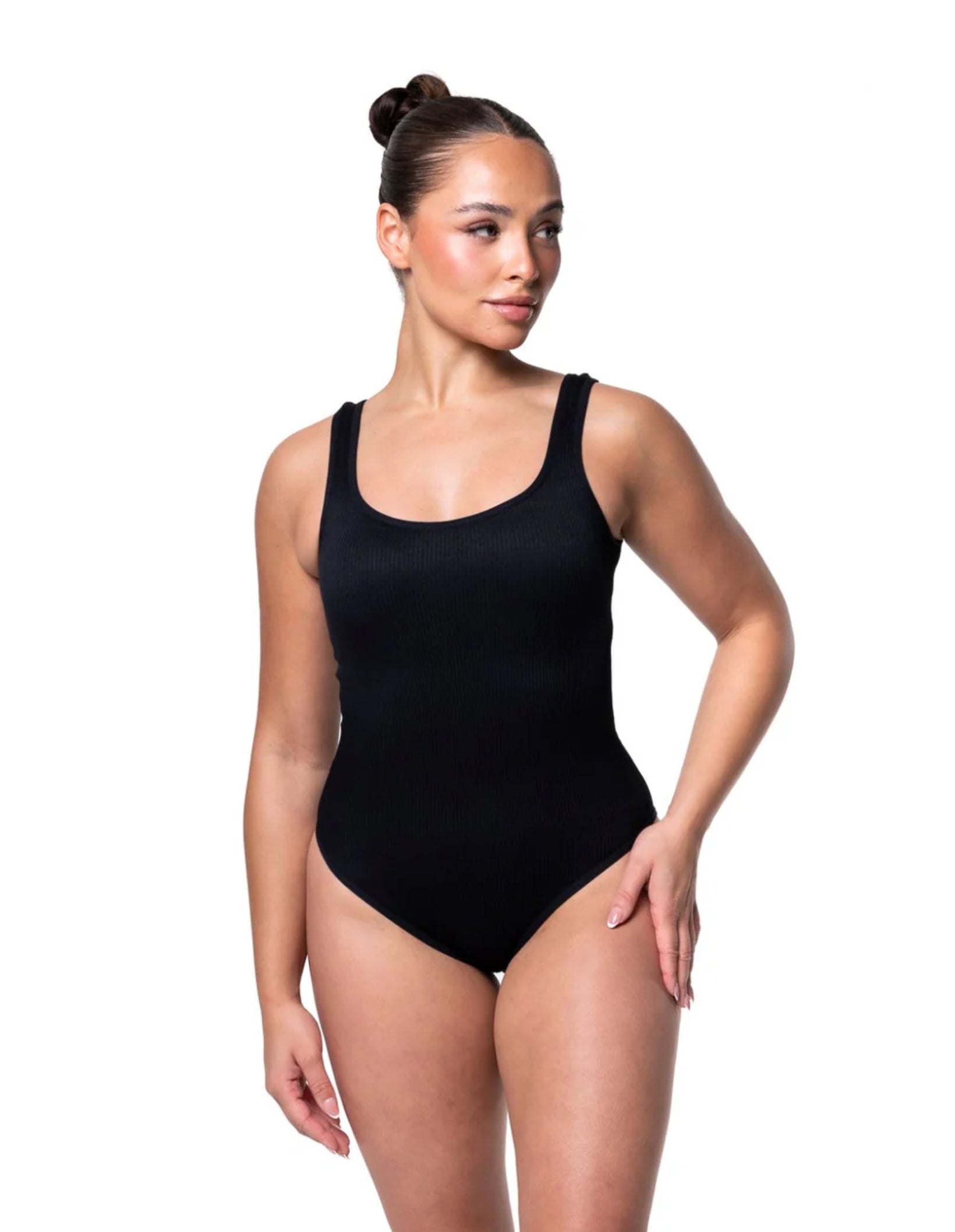 Ribbed Snatched Shapewear Bodysuit